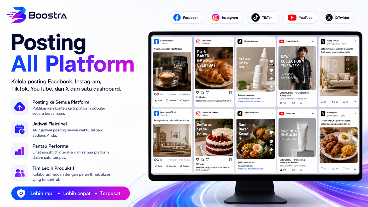 Boostra Posting Platform